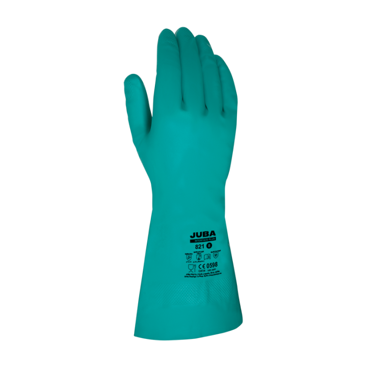 Comprar Guante de Nitrilo Flocado 821 | Luvil Protección Laboral