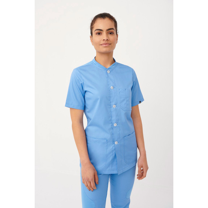 Chaqueta Sanitaria Tejido Combinado Regular Fit | Luvil Protección Laboral