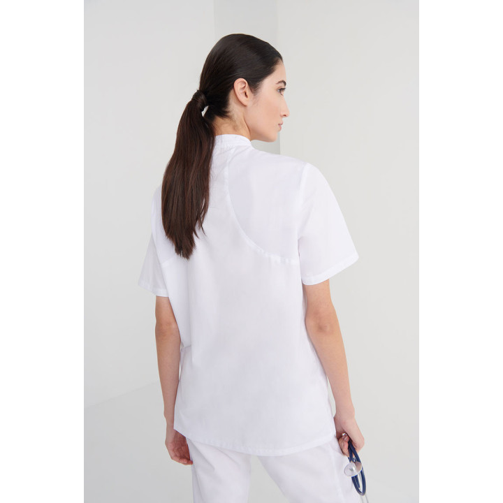 Chaqueta Sanitaria Tejido Combinado Regular Fit | Luvil Protección Laboral