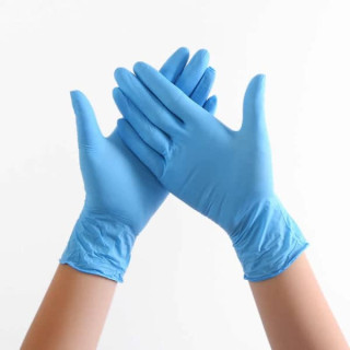 Comprar Guantes de Nitrilo Azul sin polvo desechable Santex | Luvil Protección Laboral