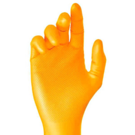 Comprar Guantes desechables de nitrilo diamantado Santex | Luvil Protección Laboral